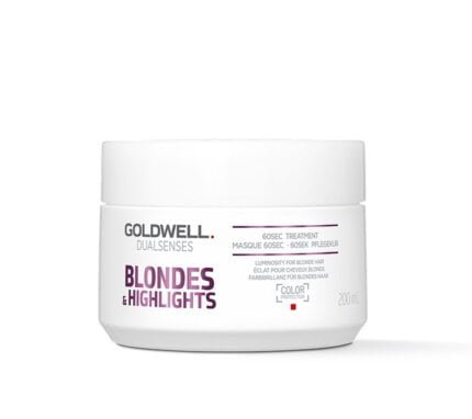 Goldwell dualsenses blondes highlights anti-yellow 60sec treatment