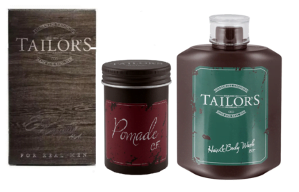 Tailors set od 3 proizvoda Muški parfem, pomada i šampon