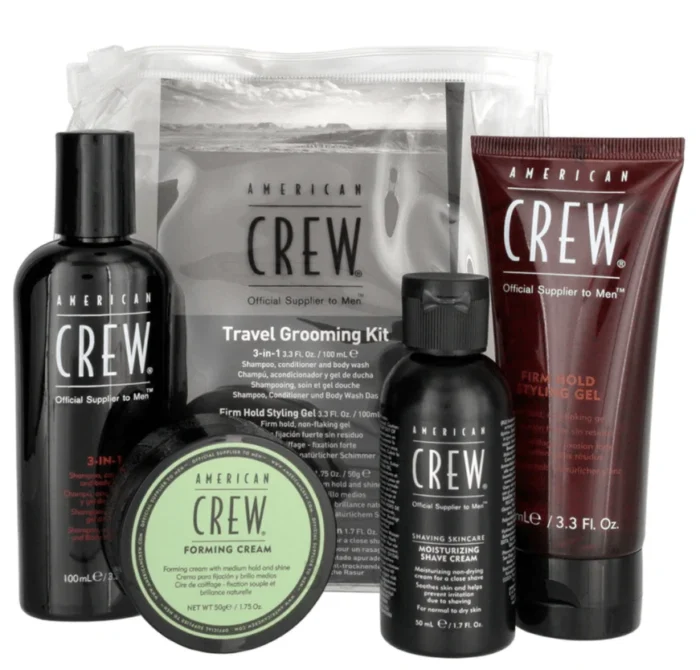american crew travel grooming kit