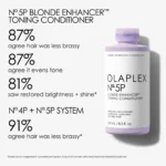 Olaplex No 5P Blonde Enhancer Toning Purple Conditioner 250ml - Slika 4