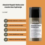 Loreal Professionnel Absolut Repair Molecular Maska Bez Ispiranja 100ml