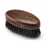 Acca Kappa Beard Brush Wenge Wood Black Natural Bristles