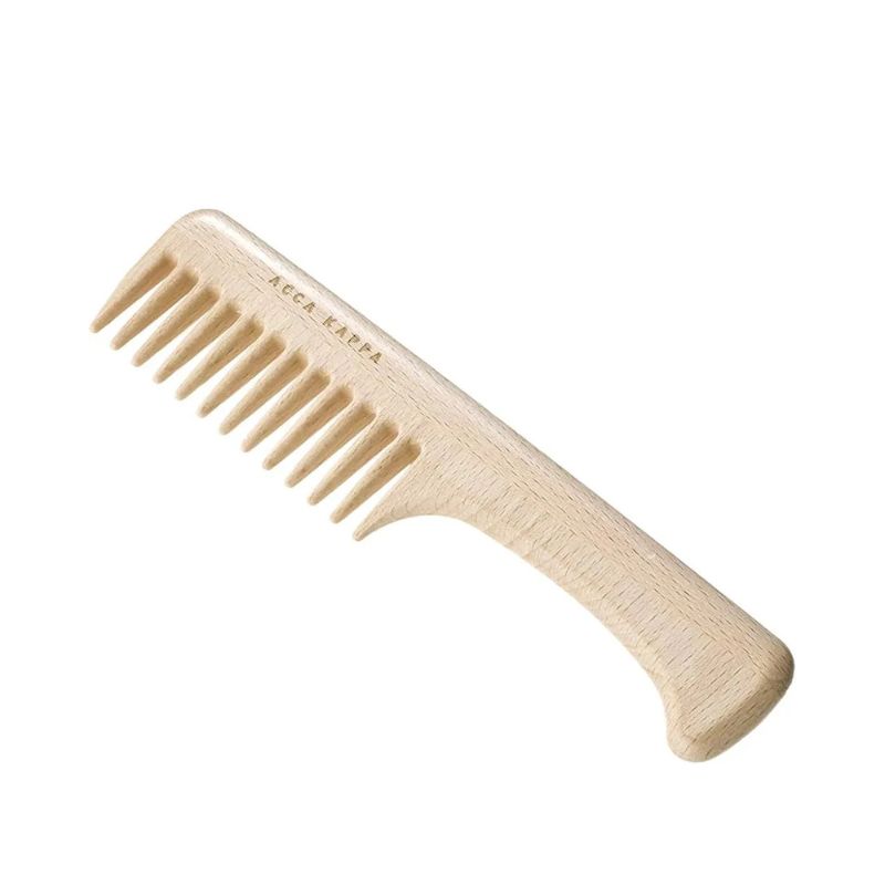 Acca Kappa Beech Wood Comb With Handl Acca Kappa Beech Wood Comb With Handl