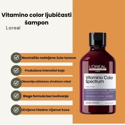 L’Oréal Professionnel Vitamino Color Spectrum ljubičasti šampon 300ml