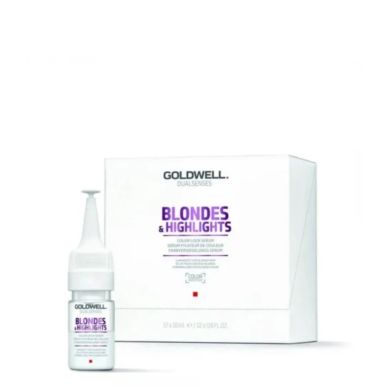 Goldwell dualsenses blondes highlights anti yellow intensive conditioning serum 18ml x 12 komada - Slika 2