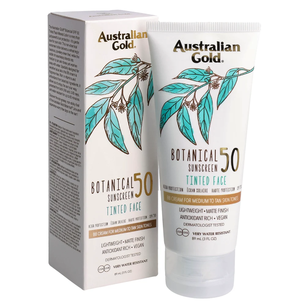 AUST14 Australian Gold Botanical Sunscreen Tinted Face Medium-tan SPF 50 88ml - Slika 1