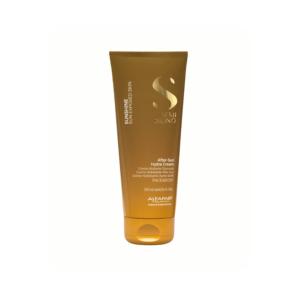 Alfaparf-Sunshine-After-Sun-Hydra-Cream-Face-Body Alfaparf Semi Di Lino Sunshine After-Sun Face & Body Hydra Cream 200ml - Slika 1