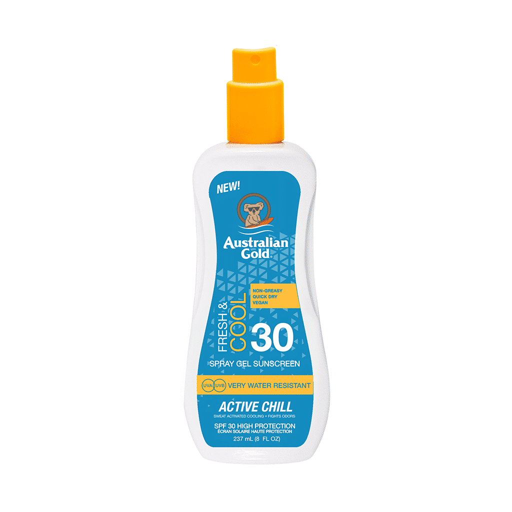 active-chill Australian Gold SPF30 Spray Gel Active Chill 237ml - Slika 1