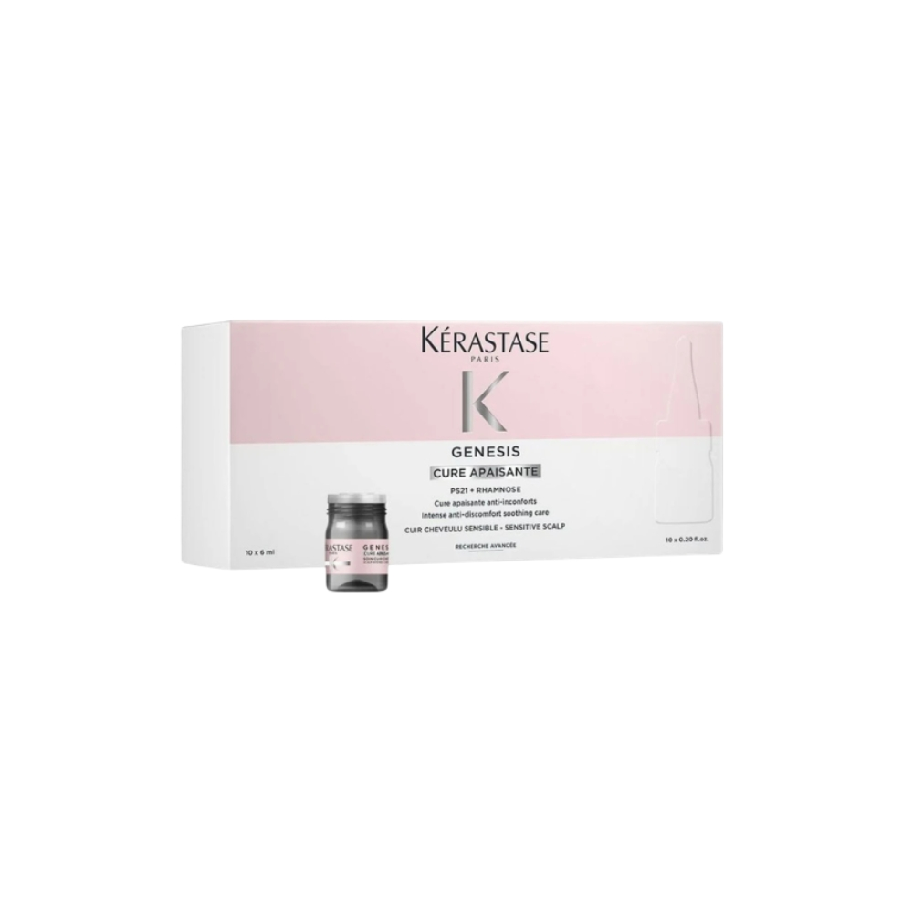 Kerastase-Genesis-Cure-Apaisante-10x6ml Kérastase Genesis Cure Apaisante - ampule za osetljiv skalp 10 x 6ml - Slika 1